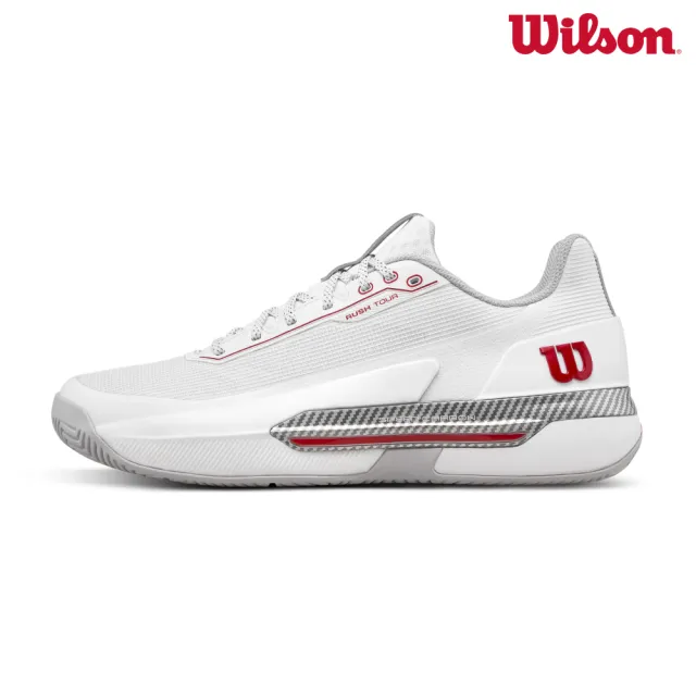 【WILSON】RUSH TOUR 5 CTC 男款 網球鞋 白色 WRS00963001