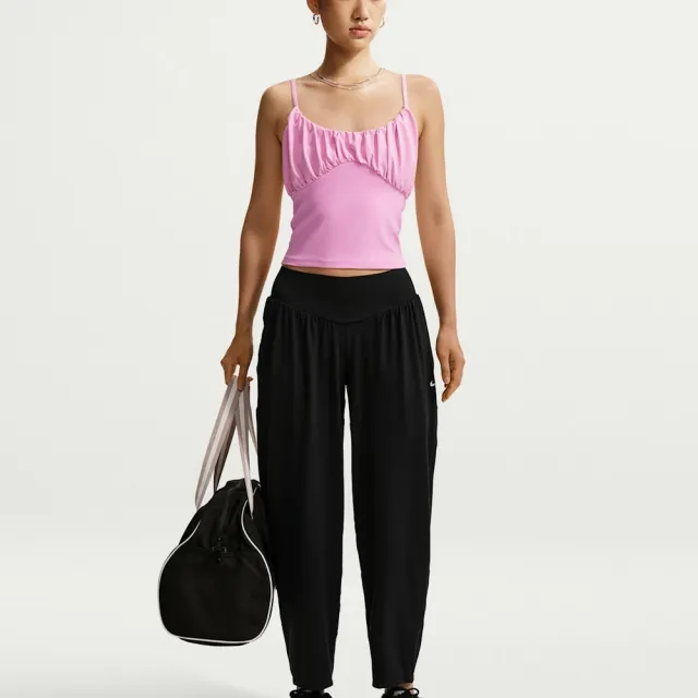 【NIKE 耐吉】長褲 女 AS W NK ONE RELAXED DF PANT FE 運動 休閒 黑色 (IU1416010)