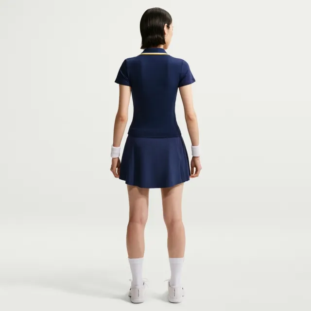 【NIKE 耐吉】短袖POLO 女 AS W NKCT DF SLAM SS POLO 運動 休閒 藍色 (IW1210424)