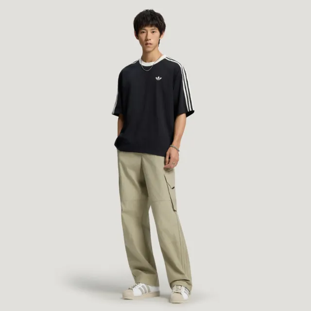 【adidas 愛迪達】短袖上衣 男 三葉草 亞規 OVSZ TEE U 黑 KT7778