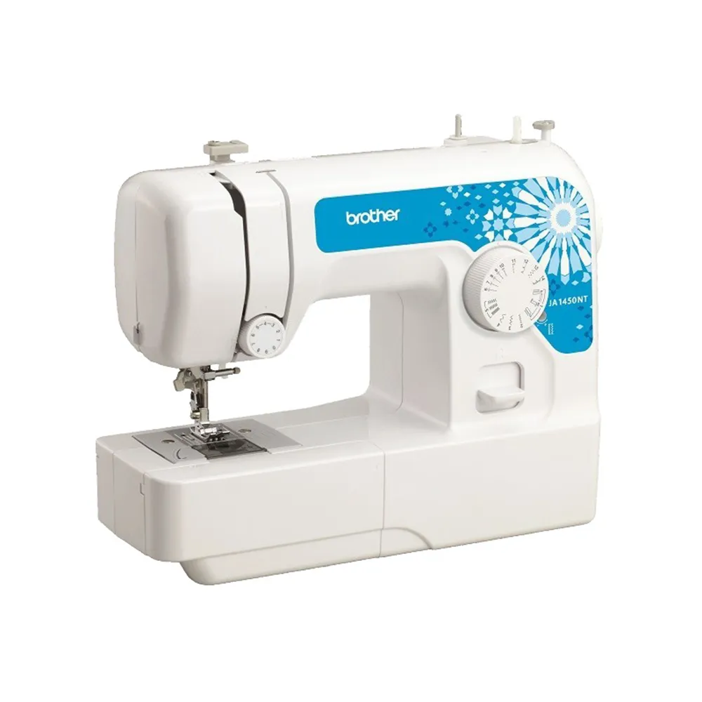 【Brother 兄弟牌】全自動穿線實用型縫紉機 JA-1450NT(簡易布邊拷克/自動穿線/可車縫厚布或牛仔布)