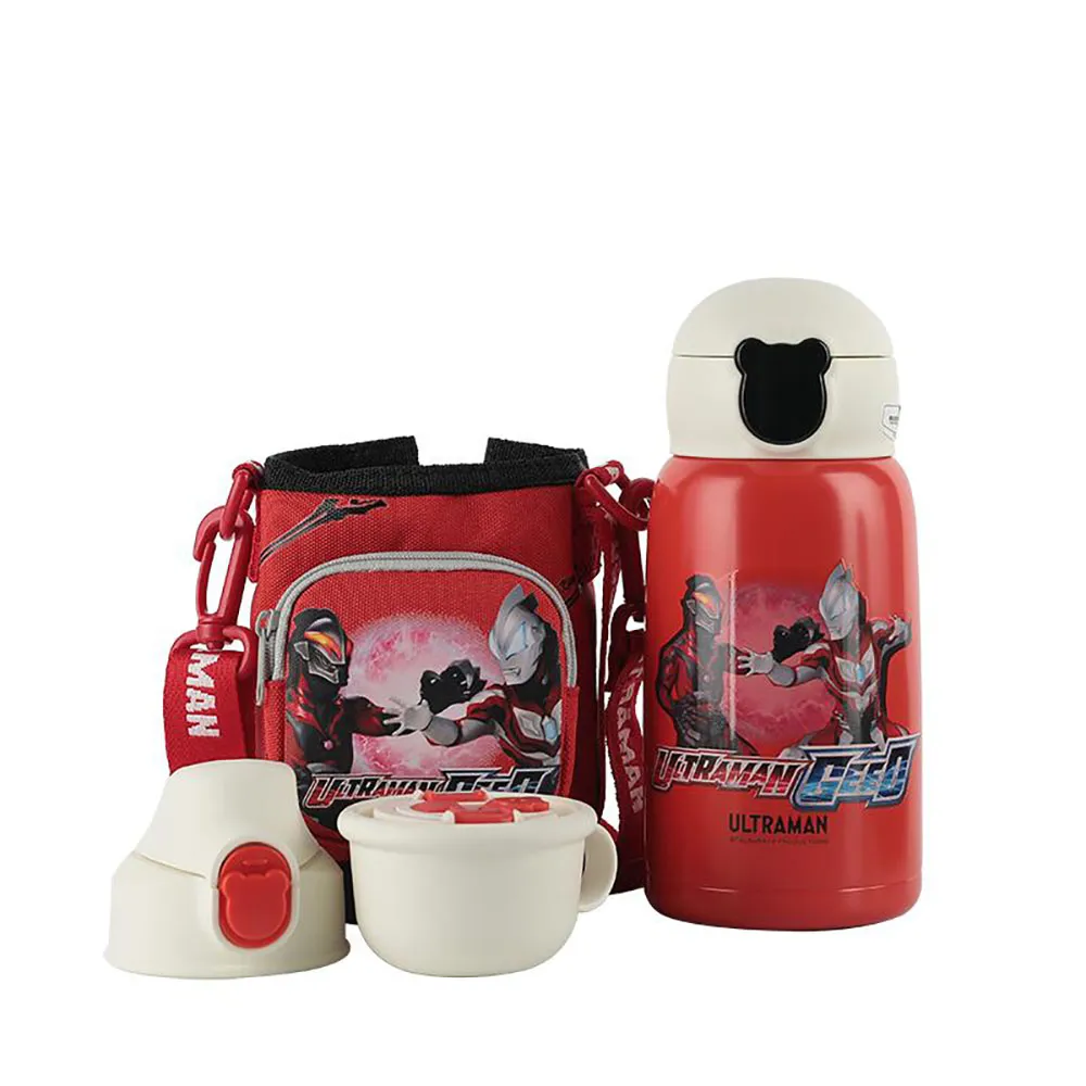 【BEDDY BEAR 杯具熊】奧特曼兒童智能保溫杯 630ml(智能顯示水溫 316不鏽鋼 大容量水壺)