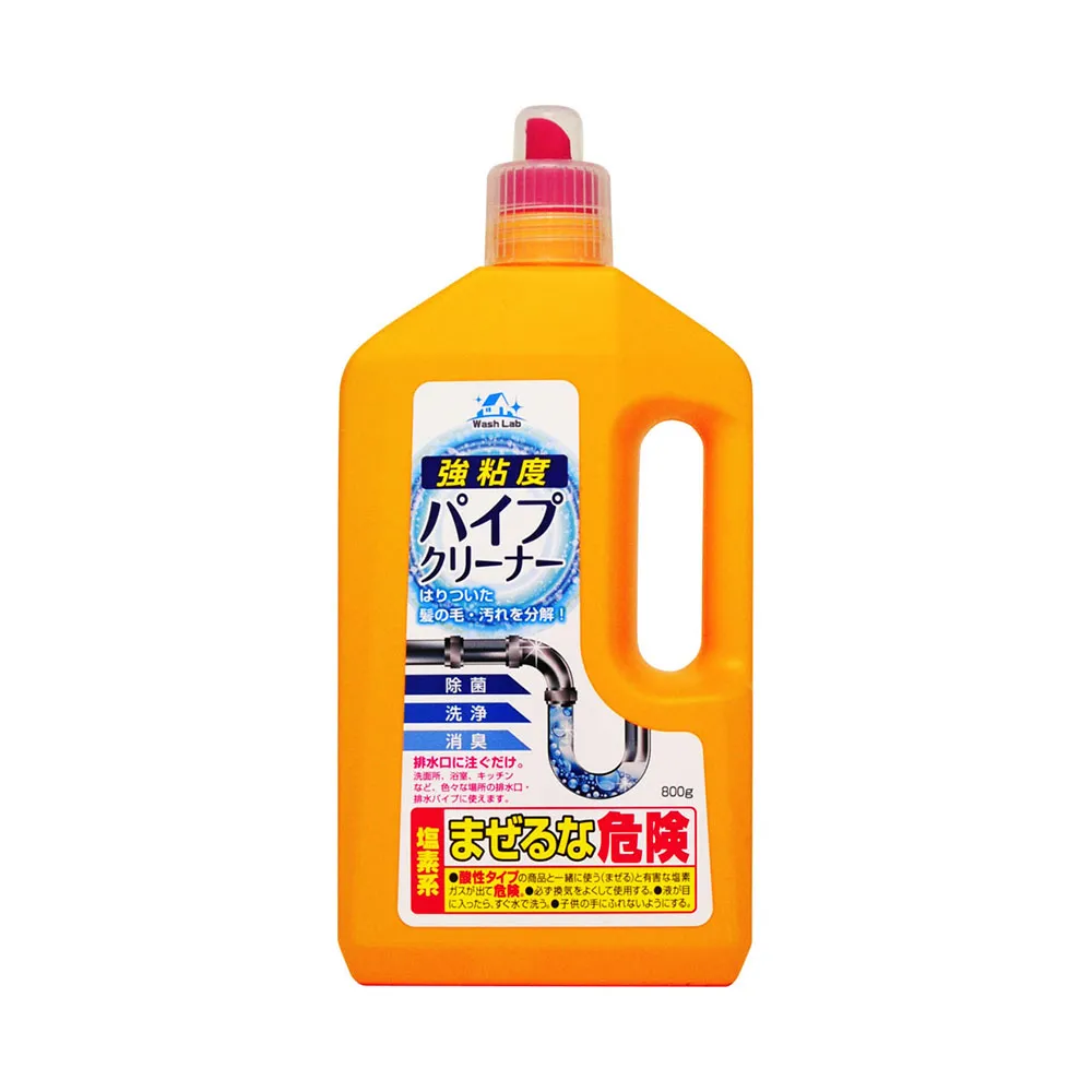【台隆手創館】日本WashLab超黏著水管清潔劑800g(排水管疏通清潔劑)
