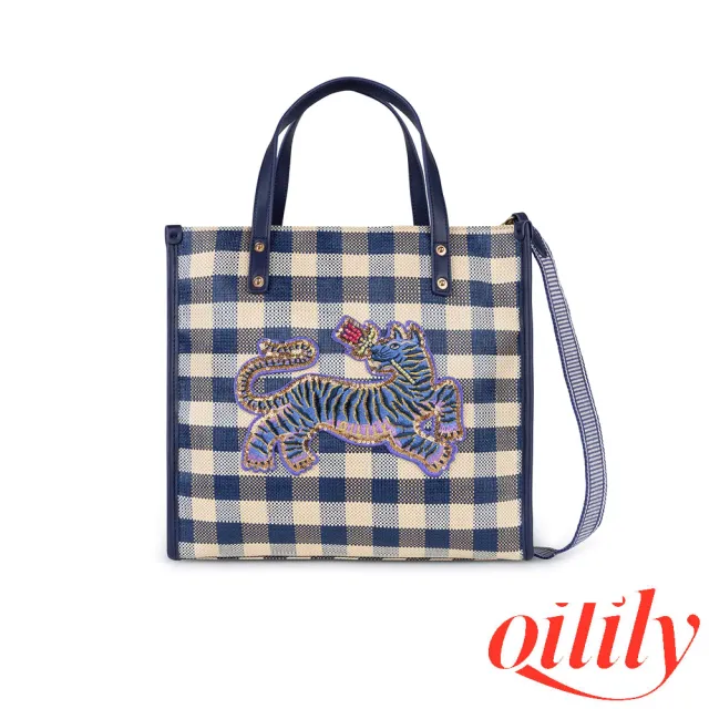 【Oilily】荷蘭品牌 MEOIL1364 Huma 手提斜背包 藍色