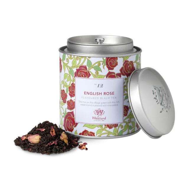 【Whittard】英式玫瑰紅茶Discoveries English Rose NO.12 經典罐裝100g