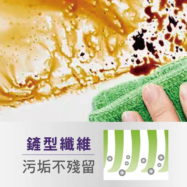 【3M】百利萬用超細纖維抹布8片裝(4入組共32片)