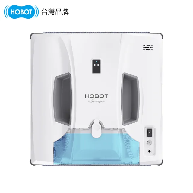 【HOBOT 玻妞】玻妞雙刮刀擦窗機器人HOBOT SP-10(獨家專利全新科技 擦窗機/二刀流擦窗機/附收納盒)