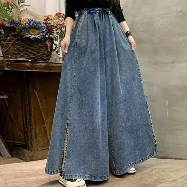 【巴黎精品】買一送一 現貨+預購 高腰牛仔長褲復古水洗工裝褲彎刀褲(美式顯瘦寬鬆寬管哈倫女褲子3款a1ng4)