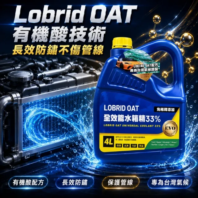 【GOODYEAR 固特異】全效能水箱精 33%–4L 長效紅 冷卻液｜防凍液｜免稀釋水箱精｜4L水箱精｜固特異水箱精