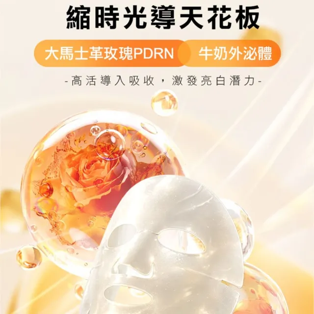 【TRUU 童】超能亮PDRN外泌C 30分鐘面膜4入組(極光透亮 保濕修護 賦活亮白)