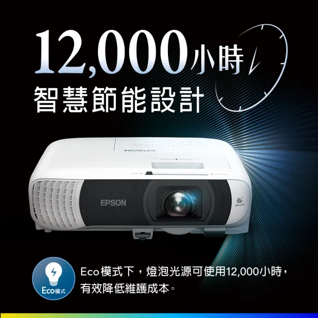 【EPSON】FullHD 高亮彩商用3LCD投影機4100流明(EB-FH54)