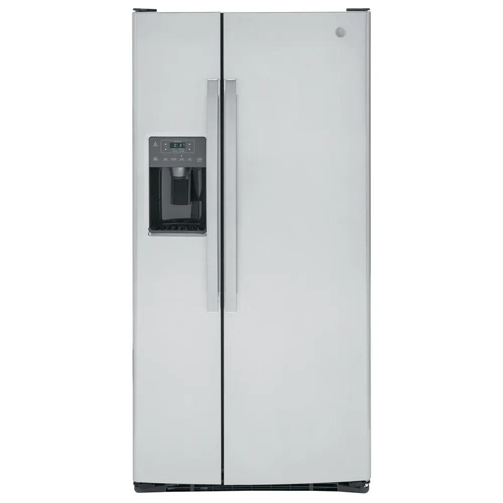【GE 奇異】702L窄寬對開門冰箱(防指紋不銹鋼GSS23GYPFS)