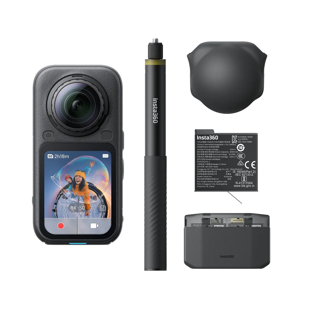 【Insta360】X6 全景運動相機萬能套裝(公司貨)