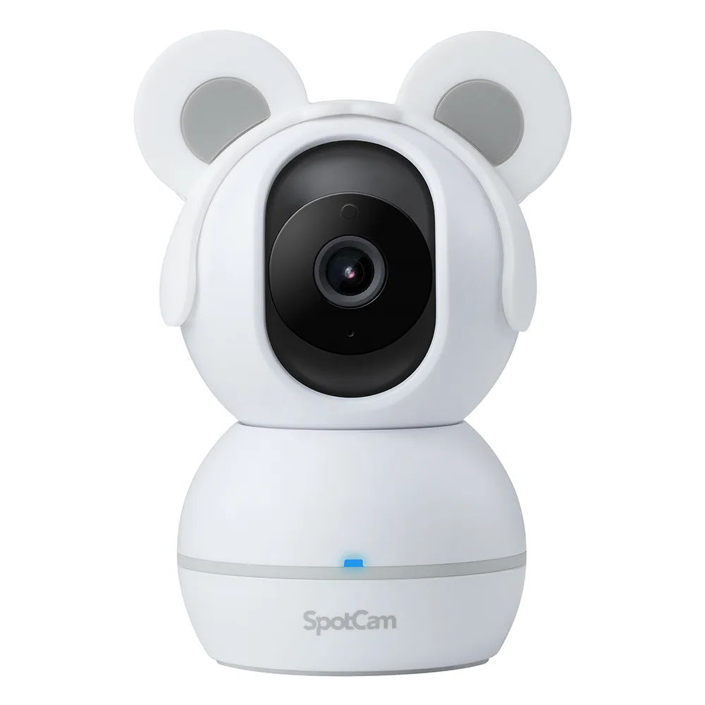 【spotcam】BabyCam 1080P無線 可旋轉寶寶攝影機/監視器 IP CAM(寶寶追蹤│免費雲端)