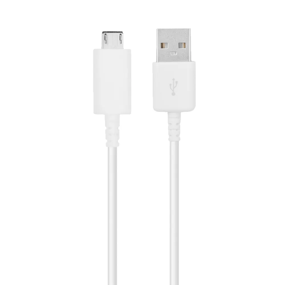 【Samsung 三星】2入 三星製造 Micro USB 新版充電線 1M/白(密封袋裝)