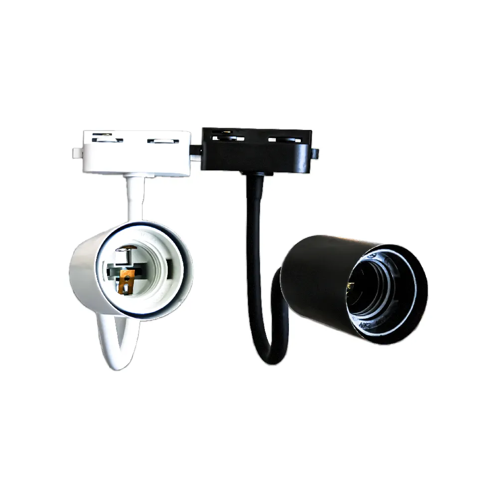 LED E27 蛇管軌道燈 投射燈 空台-2入組(LED E27 軌道投射燈)