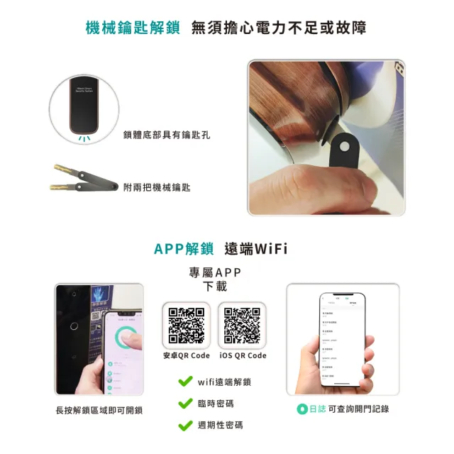【HITACHI 日立】悅系列 七合一人臉掌靜脈電子鎖(含基本安裝/指紋/卡片/密碼/wifi/福利品)HIT-FH10-TF