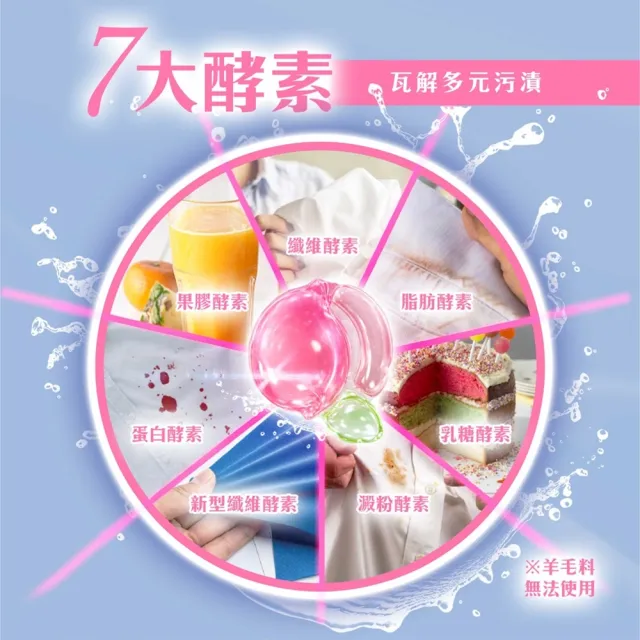 【清淨海】momo獨家★ 小桃子 植萃酵素洗衣膠囊40顆*4入-共160顆(母嬰友善/清淨海桃子洗衣球)