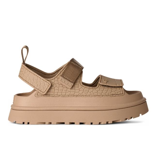 【UGG】涼鞋女鞋 厚底涼鞋 防水涼鞋 GoldenGlow Embossed 卡其色 UG1175311MDSD