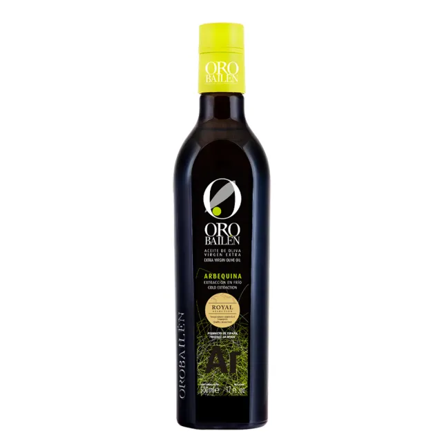 【Oro Bailen 皇嘉】皇家級Arbequina特級冷壓初榨橄欖油500mlx1入(生飲首選/低油酸/多國大獎)