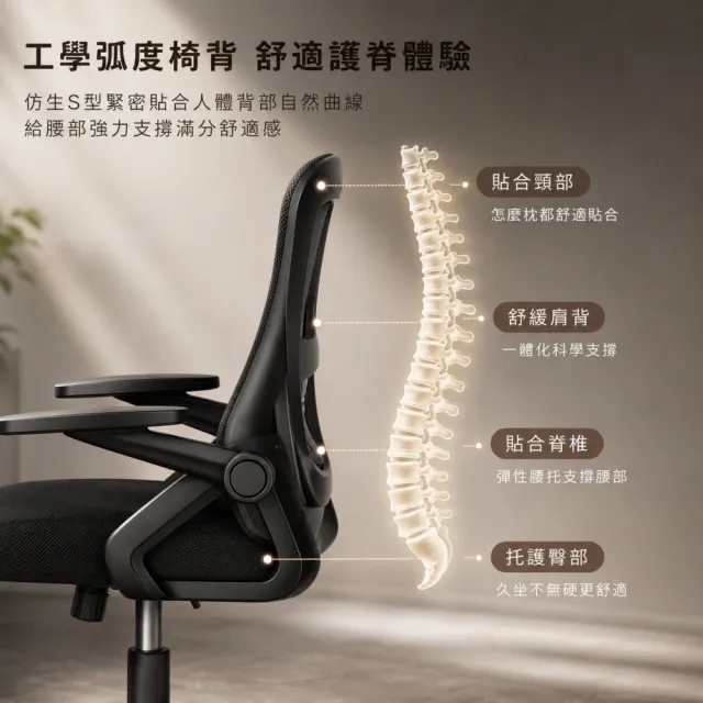 【UVLED 鈺創合成】可調節扶手+逍遙後仰-人體工學高背透氣電腦椅 辦公椅 工作椅 會議椅 升降椅 電競椅