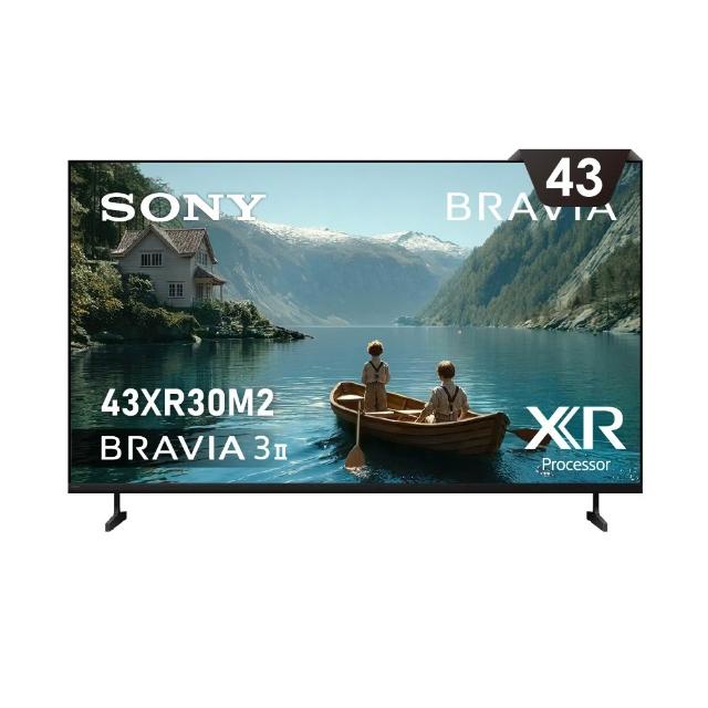 【SONY 索尼】家電快配★BRAVIA 3II 43型 4K Google TV顯示器 XR(Y-43XR30M2)