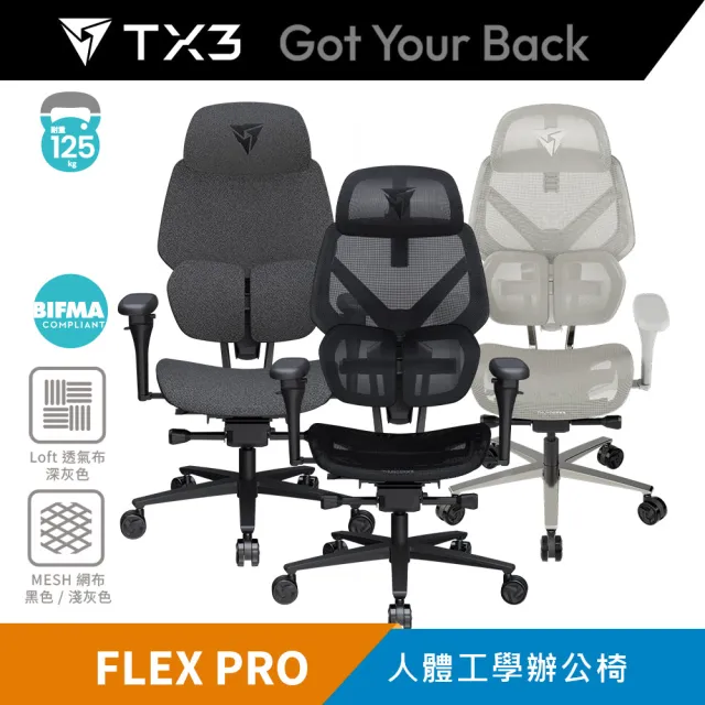 【ThunderX3】TX3 FLEX PRO 人體工學椅