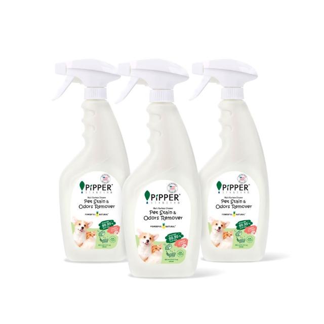 【PiPPER STANDARD 沛柏】鳳梨酵素多效能清潔劑寵物專用 400mlx3 (寵物專用10秒除臭系列/寵物多功能清潔劑)