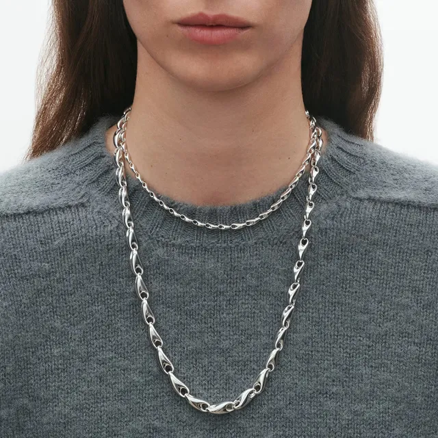 【Georg Jensen 喬治傑生】REFLECT 項鍊 (純銀)
