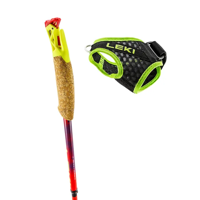 【LEKI】Ultratrail FX.One SL 單一長度碳纖維折疊越野跑杖 1對 六種長度 65625841-2