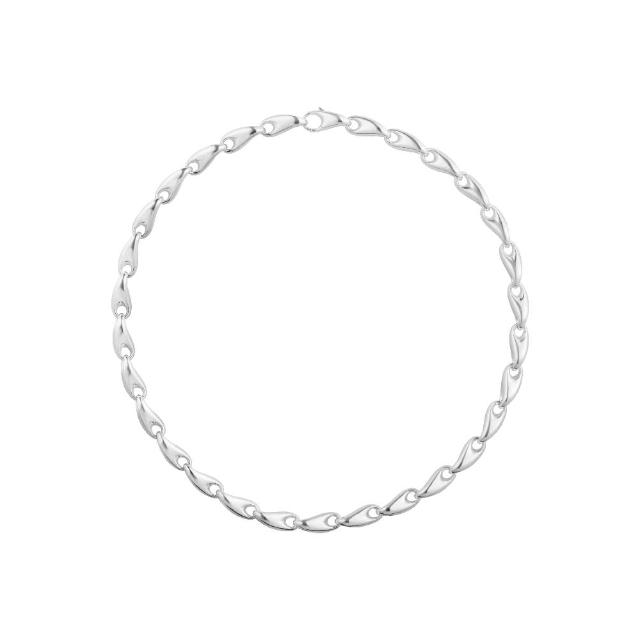【Georg Jensen 喬治傑生】REFLECT 項鍊 中號(純銀)
