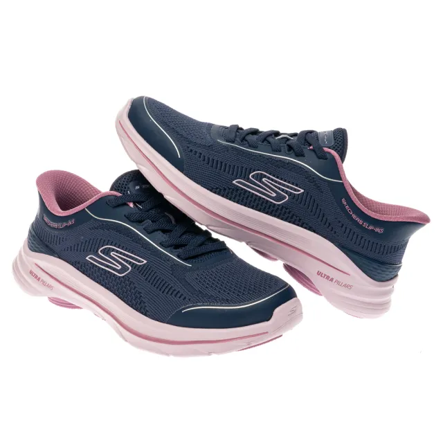 【SKECHERS】女鞋 健走系列 健走鞋 瞬穿舒適科技 GO WALK 8 寬楦款 (125935WNVPR)