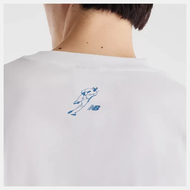 【NEW BALANCE】NB 短袖上衣 男 大谷翔平 美規 白 MT62W3EEWT