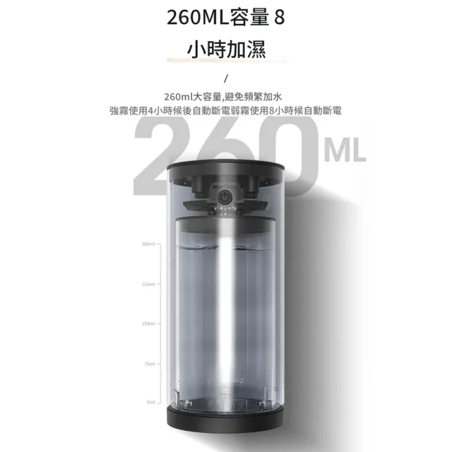 【Felsted 菲仕德】車載加濕器 車用加濕機 USB加濕器 迷你空氣加濕器 靜音細霧 車內臥室辦公室適用 KQ