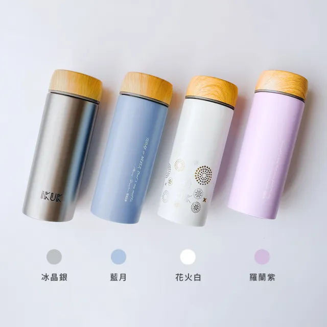【IKUK 艾可】真陶瓷保溫杯-瓷芯上蓋保溫杯500ml(陶瓷內蓋/陶瓷咖啡杯/母親節禮物/咖啡保溫杯/保溫瓶)