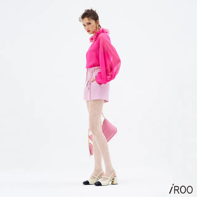 【iROO】輕柔薰衣草小香風短褲
