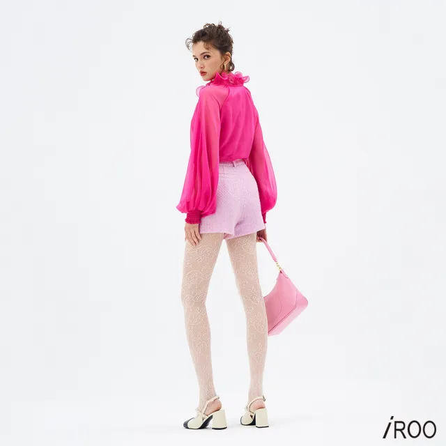 【iROO】輕柔薰衣草小香風短褲