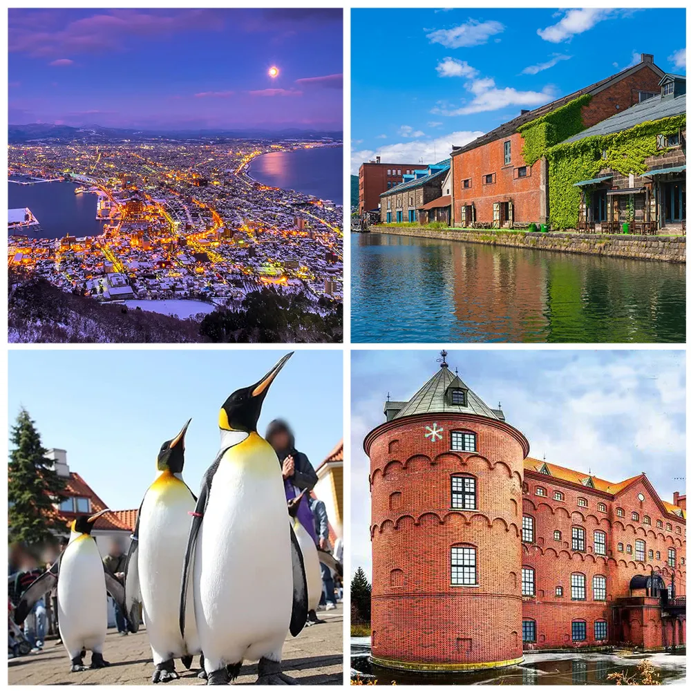 【喜鴻假期】★超值經典北海道５日★升等小樽君樂、函館夜景、企鵝遊行、浪漫小樽、螃蟹溫泉
