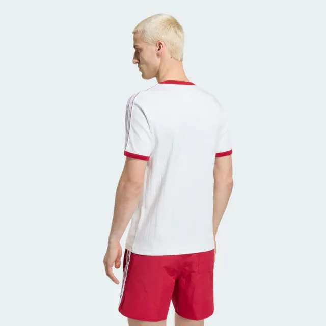 【adidas 愛迪達】3s Tee Str 男 T恤 運動上衣 休閒短袖 經典 白(KS7449)