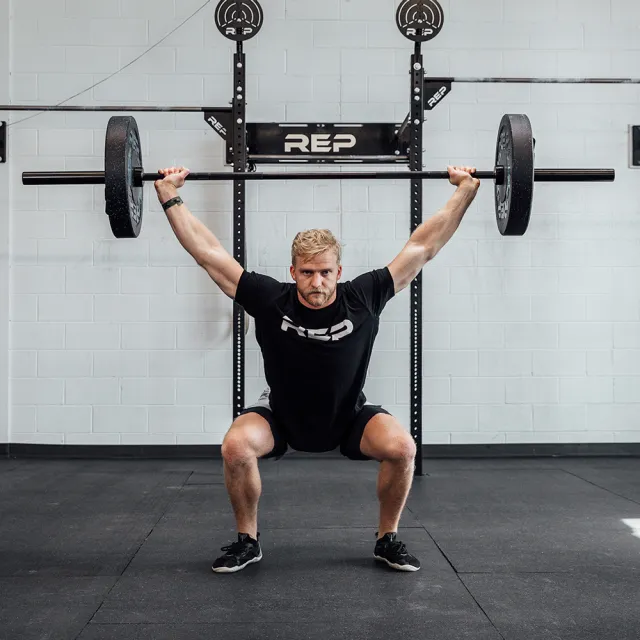 【REP】Black Canyon系列 中高階 奧林匹克 多功能健力槓/槓鈴桿 - 20kg 鍍鎳（亮銀）/可承重680KG