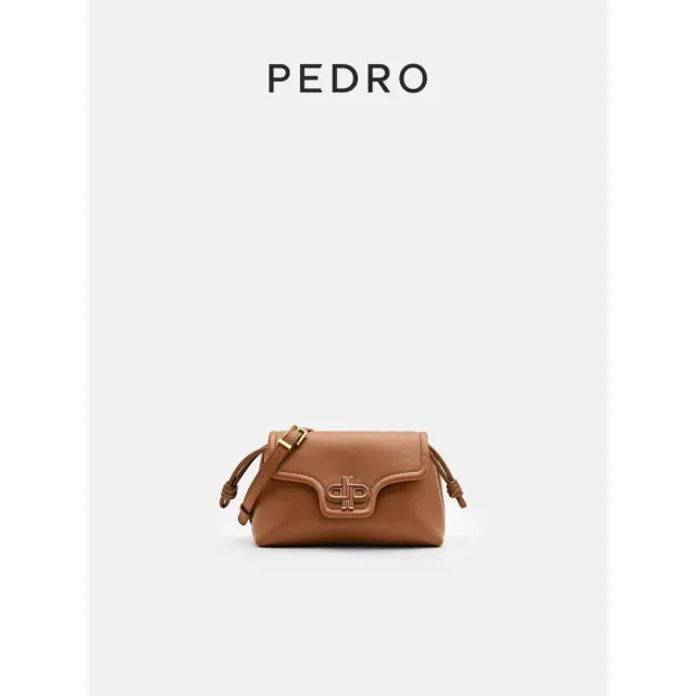 【PEDRO】Icon皮革迷你單肩包/斜背包/側背包(小CK集團品牌 官方直營)