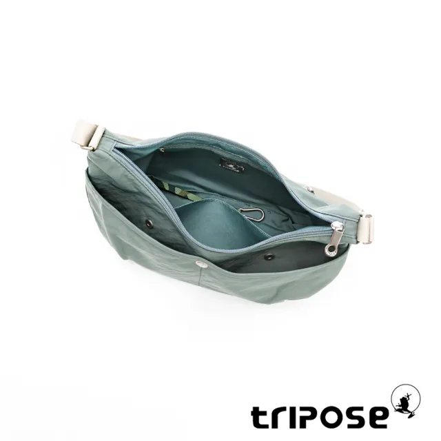 【tripose】NUDIE微皺尼龍彎月斜背包-小(多色)