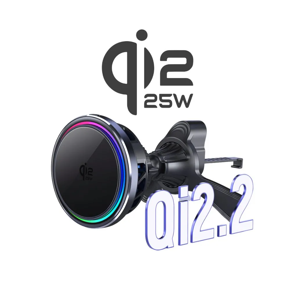 【Rhythm 路瑞寶】真25W Qi2.2磁吸製冷無線充電器(Qi2.2 25W快充 MagSafe相容 手機降溫散熱架)