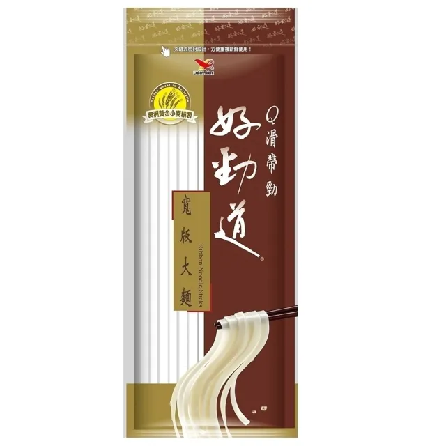 【好勁道】好勁道寬版大麵袋300gx12入/箱