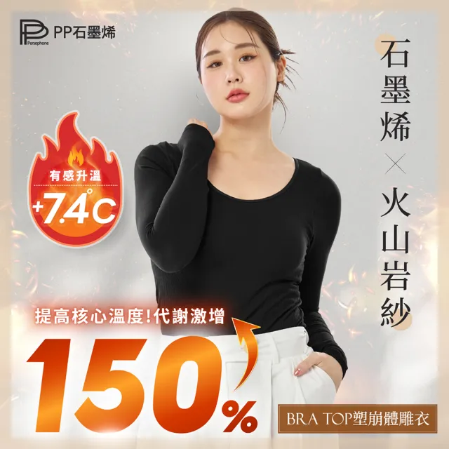【PP 石墨烯】石墨烯Bra Top塑崩體雕衣2件(循環塑身衣)