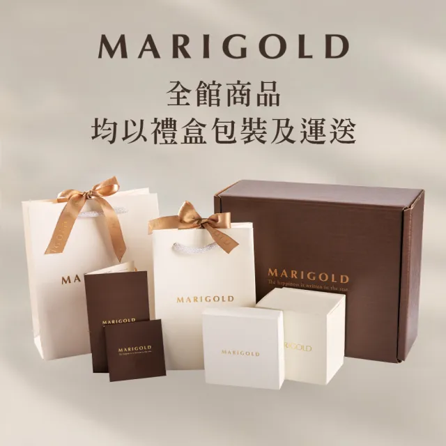 【MARIGOLD 美爾朵】女生項鍊｜花現幸福西德鋼莫桑鑽項鍊-玫瑰金/銀-白鑽(飾品/女生禮物)