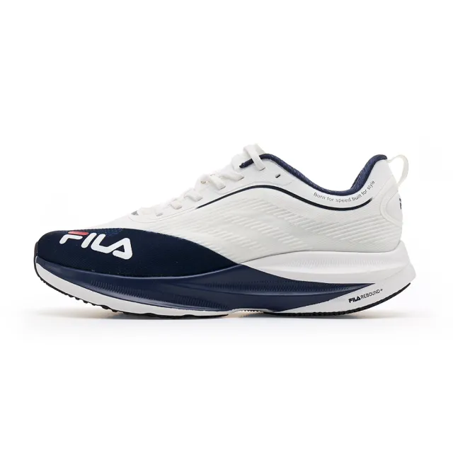 【FILA】Neo Propulsion 男慢跑鞋-白/丈青 (1-J909A-131)