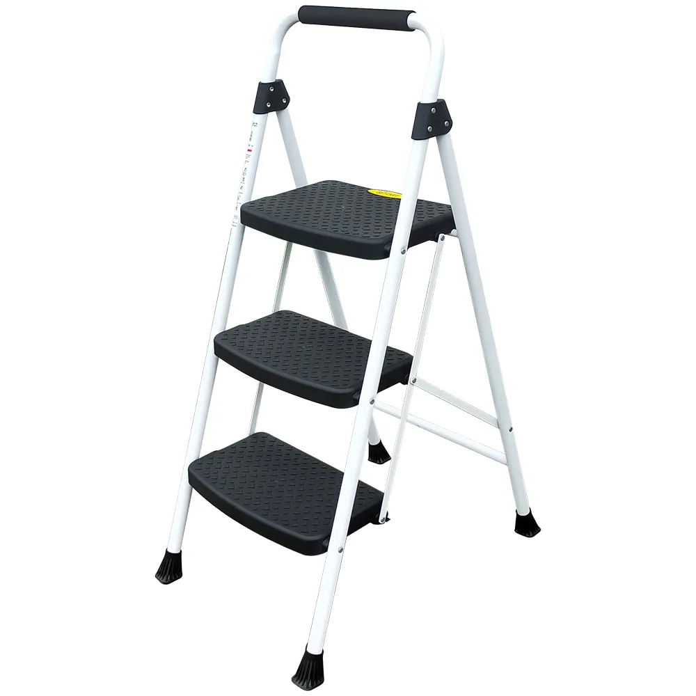 【U-CART 優卡得】三階梯 附安全鎖 耐重150KG(階梯/鐵梯/摺疊梯/防滑梯/梯子/樓梯椅/室內梯)