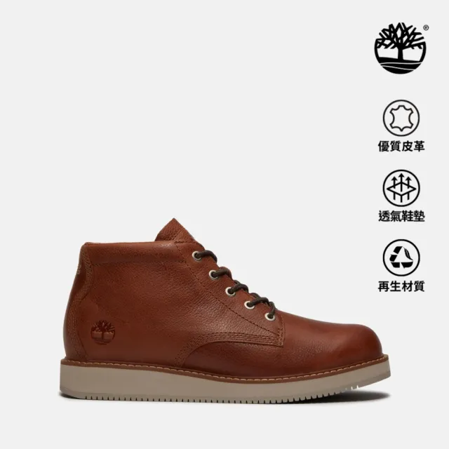 【Timberland】男款棕色休閒中筒靴(A6CW2EM4)