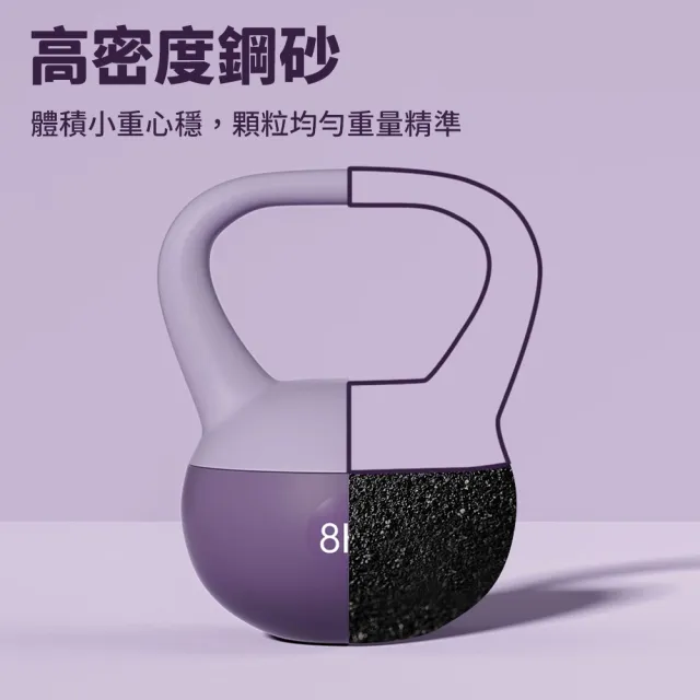 極美家居  12KG 健身軟壺鈴 軟式壺鈴 軟壺鈴（PVC軟皮包裹 磨砂手柄防滑 高密度鋼砂）